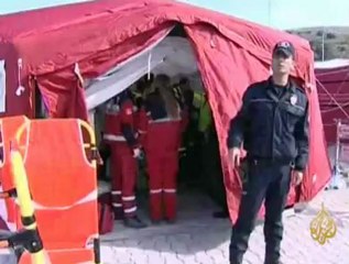 وصول سفينة جرحى ليبيين لمدينة أزمير التركية