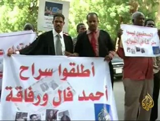 نظمت نقابات صحفية وقفات تضامنية مع طاقم الجزيرة