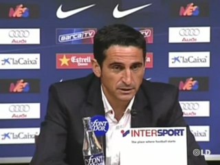 Jiménez: hemos  sido infinitamente inferiores al Barcelona