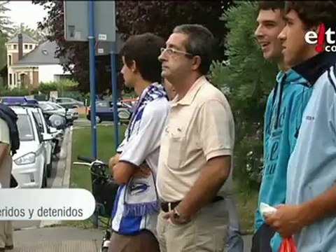 Futbol: Incidentes entre aficionados del Logroñés y del Alavés