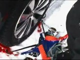 POLAIRE X10 : passager Snow Chain remove - Chaine à neige tourisme démontage