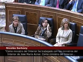 Sarkozy pide a PSOE y PP unión frente a ETA