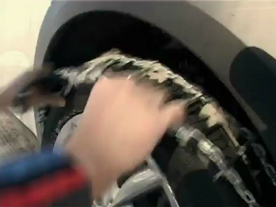 POLAIRE TRAK AUTO : passager Snow Chain remove - Chaine à neige tourisme démontage