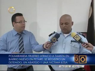 Abatido presunto antisocial durante enfrentamiento con la Policía de Miranda