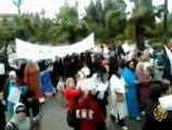 عشرات الآلاف من المغاربة في مسيرات بعدة مدن