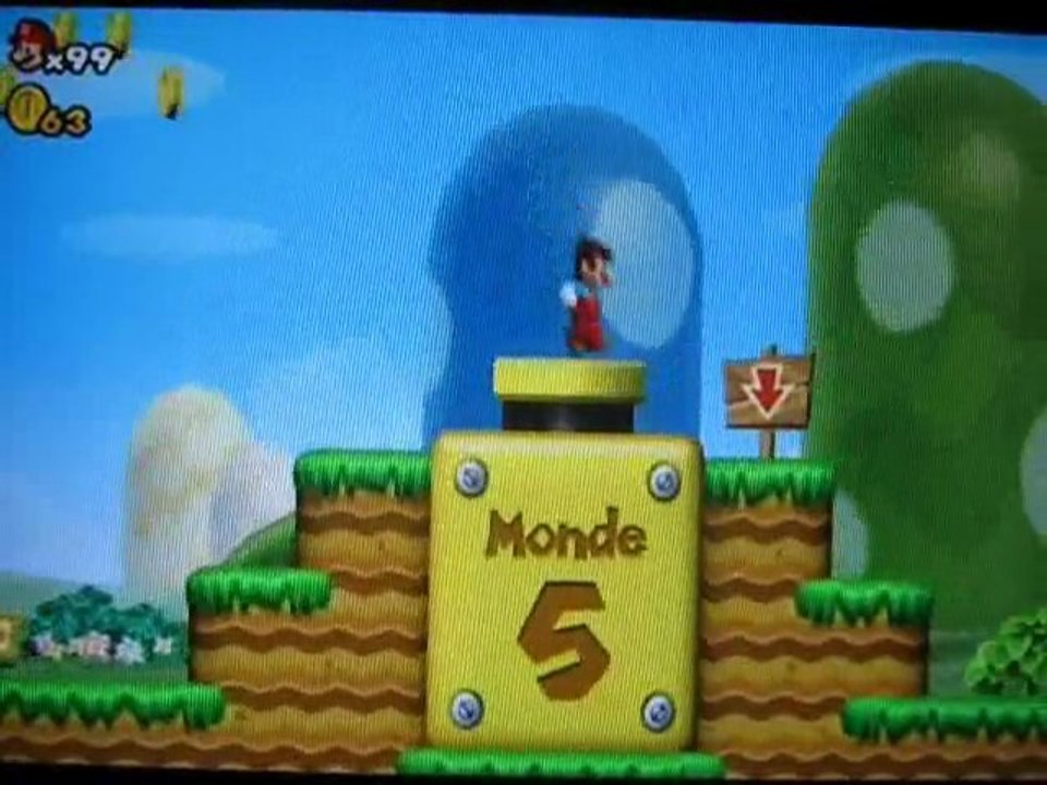 new super Mario bros wii canon monde 1