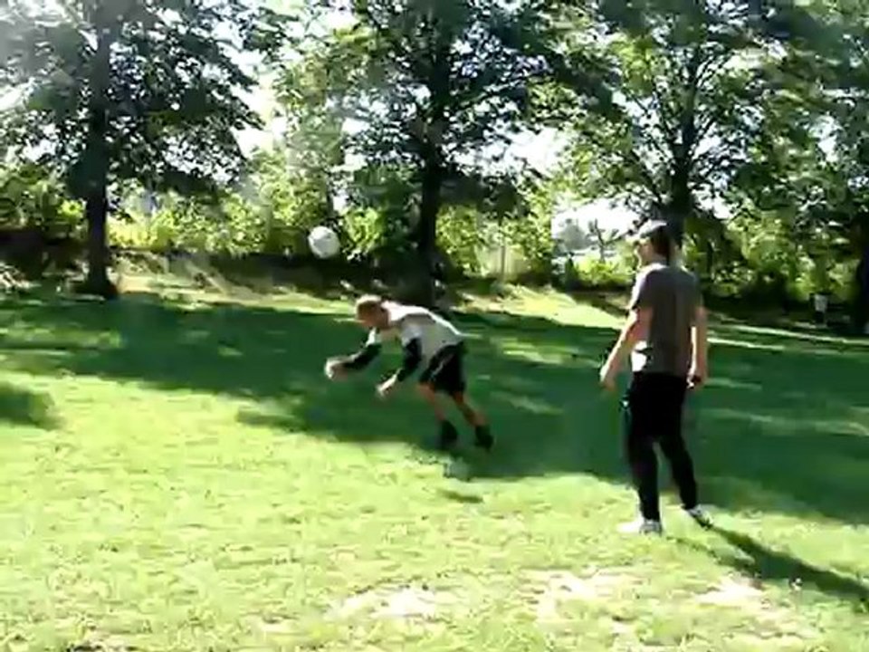 Dawid Dłoniak na pierwszym treningu Stilonu