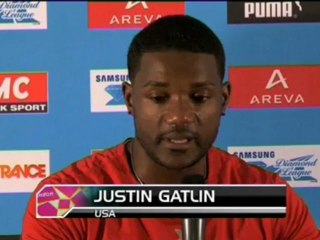 JO 2012, Athlétisme - Gatlin se prépare