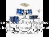 Gammon 5-Piece Junior Starter Drum Set Metallic Blue Childrens Kid Size Kit with Cymbals Stands Sticks Throne | best drum set 2012