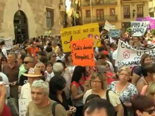 Discapacitados valencianos exigen a la Generalitat el pago de lo que les adeuda