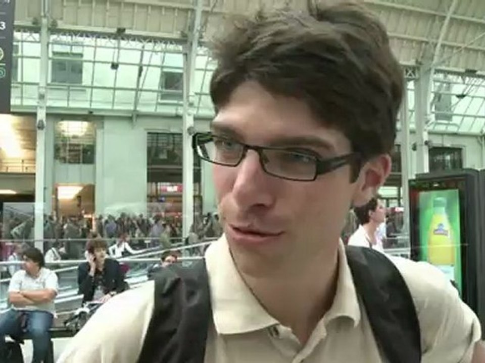 Vacances: grosse affluence dans les gares parisiennes