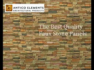 Faux Stone Panels