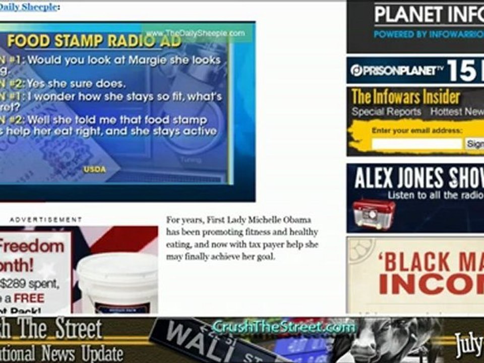 Crush The Street Unconventional News Update for July 6, 2012