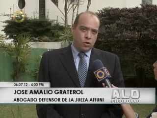 Graterol: Reforma del COPP "está hecha a la medida para condenar a Afiuni"