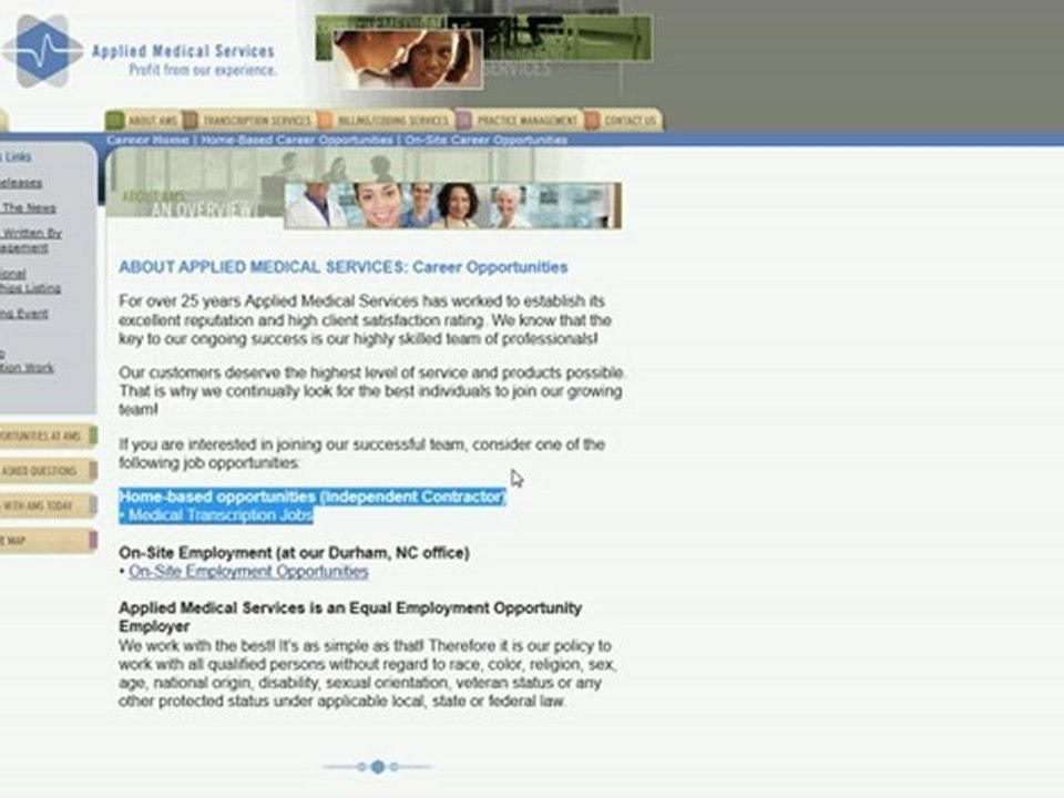 Medical transcription jobs at home