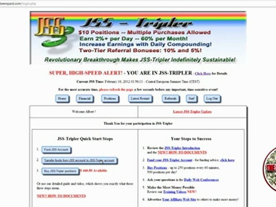 How To Fund Your Just Been Paid Account - JSS Tripler - The Success Team