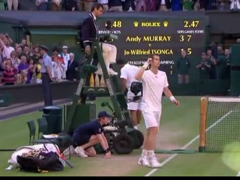 WIMBLEDON 2012 - 1/2 Finale - MURRAY / TSONGA