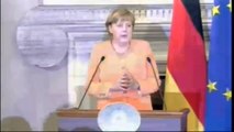 Roma - Vertice italo-tedesco a Villa Madama: conferenza stampa Monti-Merkel (04.07.12)