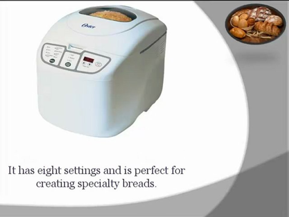 Oster Bread Machine - Everyday Bread Making Made Easy...
