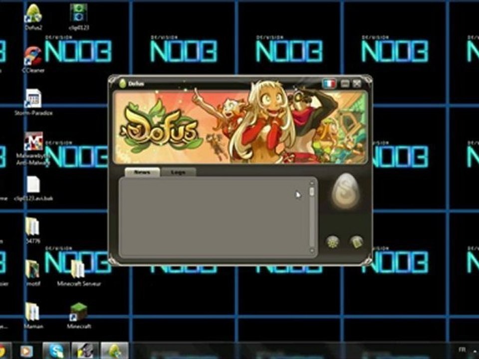 Bug dofus écran noir , aidé moi svp :'(