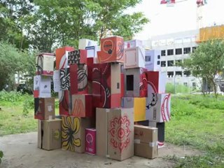 BOX CITY : Street installation in Paris