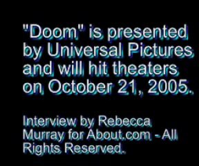 Karl Urban talk about DOOM