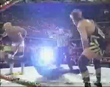 Jeff Jarrett and Owen Hart w Debra Vs Triple H X-Pac -13 99-