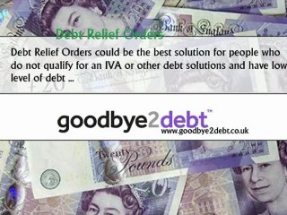 Debt relief order info