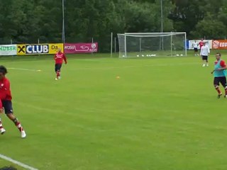 Ο Νίκολα Γκουλάν στο προπονητικό διπλό του Σαββάτου (7/7) στο Άχενκιρχ