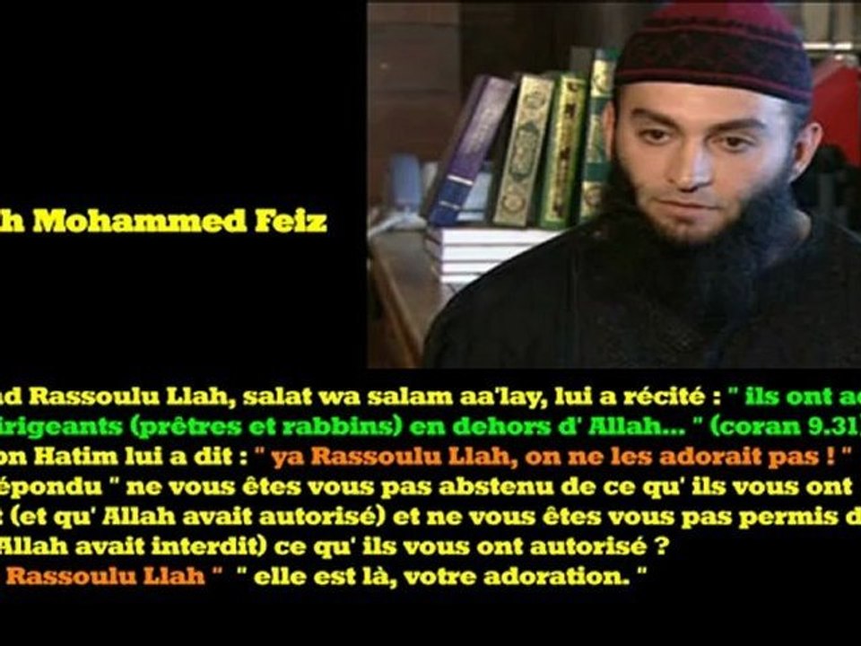 Cheikh Feiz sur la democratie, le vote, les élections et le  moindre mal . (vostfr)