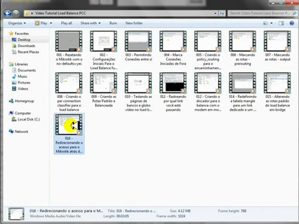 Load Balance PCC Modem Bridge - Cargas iguais