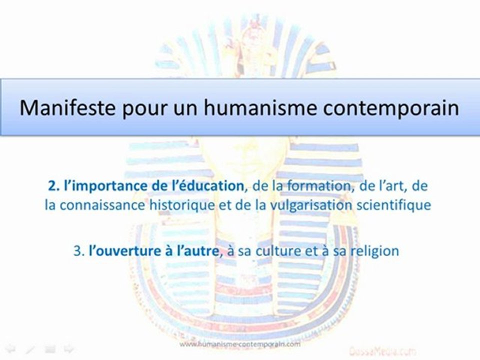 Manifeste pour un humanisme contemporain