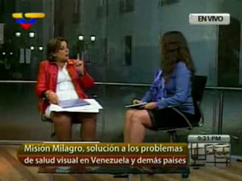 (VÍDEO) Contragolpe: Ministra de Salud y los 8 años de Misión Milagros 09.07.2012
