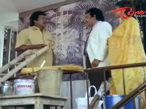 Telugu Comedy - Giribabu Turns Rajendra Prasad As Painter
