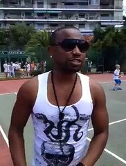 Papa London Joue au Tennis pour Enfant Star et Match 7 Juillet 2012