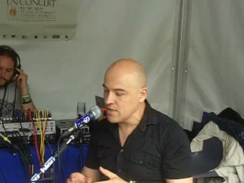 Dominique A au festival de Beauregard avec France Bleu Basse-Normandie