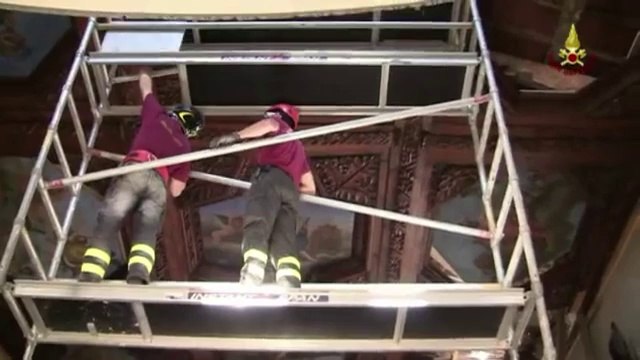 Concordia (MO) - Recupero opere d'arte chiesa Santa Caterina 1 (06.07.12)