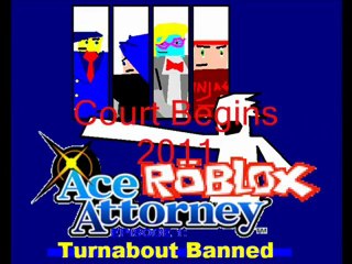Roblox Ace Attorney: Turnabout Banned Trailer 2