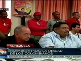 Colombianos en Venezuela apoyan candidatura de Chávez