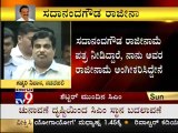 TV9 News: Sadanand Gowda Resigns, Shettar To Be New Karnataka CM: Gadkari
