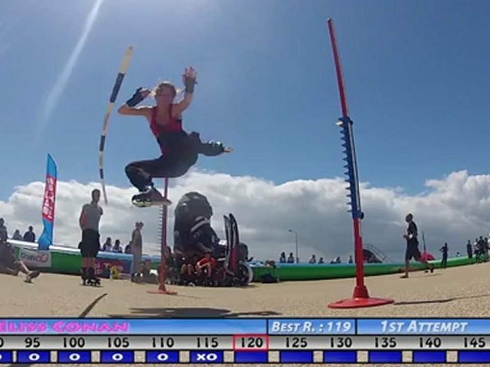 Concours de Saut en Hauteur en Roller - Hauteur Pure (Sèche) @ Le Havre 2012
