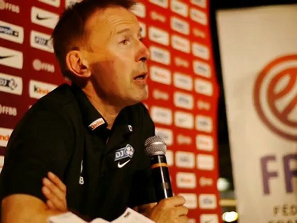 Réaction Vincent Collet, France-Grande Bretagne, Orléans - 7 juillet