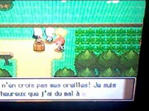 Pokémon Platine [01] Professeur Sorbier et 1er Pokémon