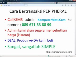 Jual beli komputer mati di Yogyakarta