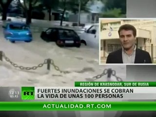 (VÍDEO) Una grave inundación en el sur de Rusia deja más de un centenar de muertos – RT  1/2