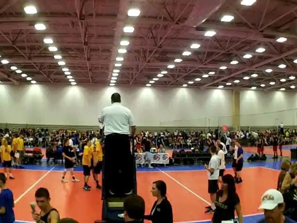 Ultimate Volleyball Club Boys 17 Blue Round 2 Match 2 Lakeside 17 Blue IE Game 3 Part 1