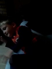 Kyllian et papa en fou rire