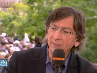 François Hollande et Angela Merkel en visite à Reims