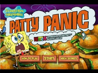 Jogo do Bob Esponja Patty Panic
