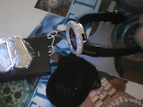 CUSTOM LAB MADE DIAMOND GUCCI I DIGITAL.FULL CASE/BEZEL.BY BLUE FLAME DIAMONDS